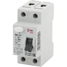 Выключатель дифференциального тока (УЗО) 1P+N 25А 30мА ВД1-63 Pr