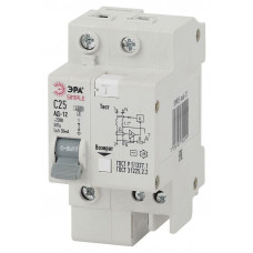 Выключатель автоматический дифференциального тока 2п (1P+N) C 63
