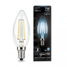 Лампа светодиодная филаментная Filament 7Вт свеча 4100К нейтр. б