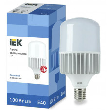 Лампа светодиодная HP 100Вт 230В 6500К E40 IEK LLE-HP-100-230-65