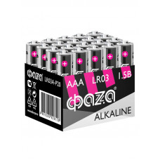 Элемент питания алкалиновый AAA/LR03 1.2В Alkaline Pack-20 (уп.2