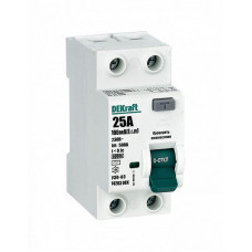 Выключатель дифференциального тока 2P 25А 10мА тип AC 6кА УЗО-03