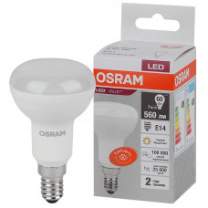 Лампа светодиодная LED Value LVR60 7SW/830 грибовидная матовая E