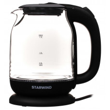 Чайник электрический SKG1311 1.7л 2200Вт черн./серебр. (корпус стекло) STARWIND 1204656