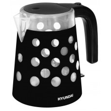 Чайник HYK-G2012 1.7л. 2200Вт (пластик) черн./прозр. HYUNDAI 143
