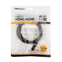Кабель HDMI - HDMI 2.0 1.5м Gold