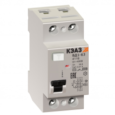 Выключатель дифференциального тока (УЗО) 2п 40А 30мА тип AC ВД1-