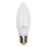 Лампа светодиодная PLED-ECO-C37 5Вт свеча 4000К нейтр. бел. E27 400лм 230В JazzWay 2855329A