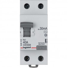Выключатель дифференциального тока (УЗО) 2п 40А 30мА тип AC RX3 