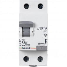 Выключатель дифференциального тока (УЗО) 2п 63А 30мА тип AC RX3 