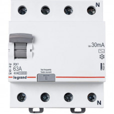 Выключатель дифференциального тока (УЗО) 4п 63А 30мА тип AC RX3 