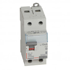 Выключатель дифференциального тока (УЗО) 2п 16А 10мА тип AC DX3 