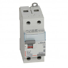 Выключатель дифференциального тока (УЗО) 2п 40А 30мА тип AC DX3 