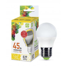 Лампа светодиодная LED-шар-standard 5Вт шар 3000К тепл. бел. E27