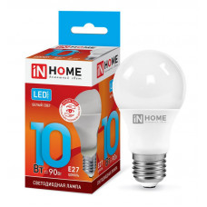 Лампа светодиодная LED-A60-VC 10Вт грушевидная 4000К нейтр. бел. E27 950лм 230В IN HOME 4690612020211