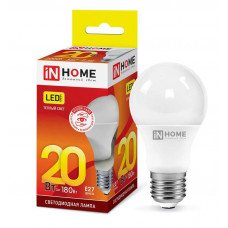Лампа светодиодная LED-A60-VC 20Вт грушевидная 230В E27 3000К 19