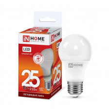 Лампа светодиодная LED-A65-VC 25Вт 230В E27 6500К 2380лм IN HOME