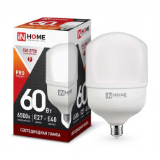 Лампа светодиодная LED-HP-PRO 60Вт 230В 6500К E27 5700лм с адапт
