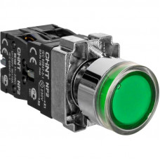 Кнопка управления NP2-BW3361 1НО зел. AC/DC 230В(LED) IP40 CHINT