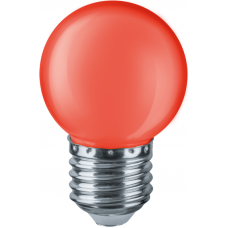 Лампа светодиодная 71 827 NLL-G45-1-230-R-E27 1Вт шар E27 220-24