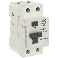Выключатель дифференциального тока (УЗО) 2п 40А 30мА тип A ВДТ R