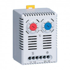 Термостат NO+NC (охлаждение и обогрев) на DIN-рейку 10A 230В IP2